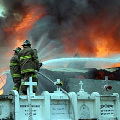 Incendio deja 104  familias  damnificadas
