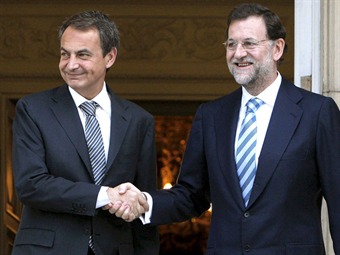 Noticia Radio Panamá | Buen clima entre Zapatero y Rajoy en la reunión del traspaso de poderes