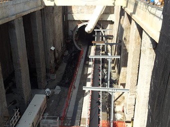 Featured image for “Inicia recorrido de Tuneladora ‘Carolina’ en trinchera norte del Metro”