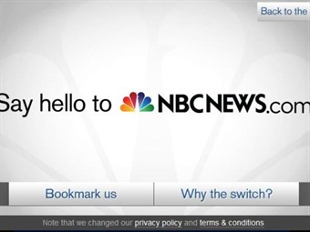 Featured image for “Microsoft y NBC disuelven MSNBC.com”