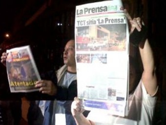 Noticia Radio Panamá | Bloqueo no impide circulación de La Prensa