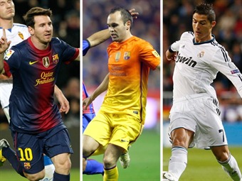 Noticia Radio Panamá | Messi, CR7 e Iniesta son finalistas a Balón de Oro