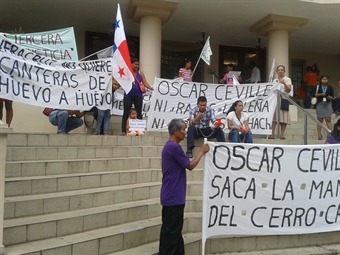 Noticia Radio Panamá | Moradores de Veracruz reiteran molestia por explotación de Cerro Cabra