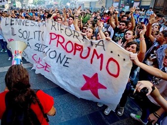 Noticia Radio Panamá | Estudiantes chipriotas se manifiestan contra la troika