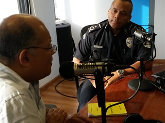 Noticia Radio Panamá | «Tratamos de trabajar en un plano en donde haya policía de confianza en las comunidades» Subcomisionado Alvarez