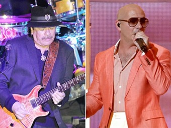 Noticia Radio Panamá | Pitbull y Carlos Santana actuarán juntos en la gala de los Grammy Latino