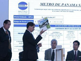 Noticia Radio Panamá | Consorcio Linea 2: Odebrecht y FCC ganan licitación para la Linea 2 del Metro