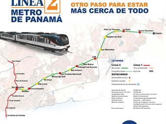 Noticia Radio Panamá | Contraloría refrenda contrato de Línea 2 del Metro