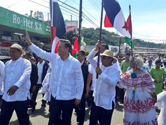 Noticia Radio Panamá | En Boquete, Varela encabeza los actos de celebración por la Independencia