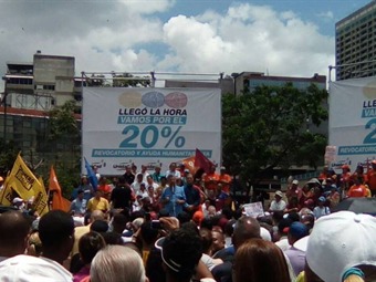 Noticia Radio Panamá | Venezuela: Guardia Bolivaria nuevamente impide a manifestantes llegar al ente electoral