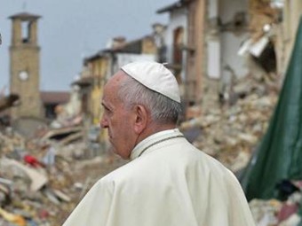 Noticia Radio Panamá | Papa Francisco visita zona devastada por terremoto en Italia
