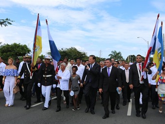 Noticia Radio Panamá | Presidente Varela encabeza actos protocolares en la provincia de Colón