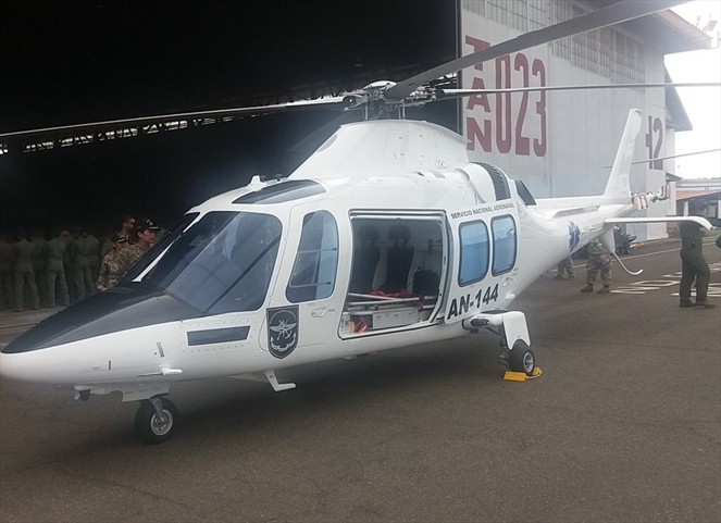 Noticia Radio Panamá | SAN recibe nuevo helicóptero producto de negociaciones entre Panamá y el gobierno italiano