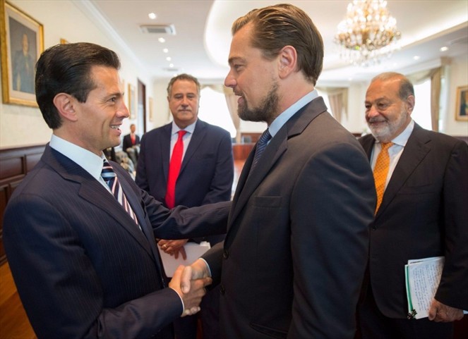 Noticia Radio Panamá | Presidente Peña Nieto, DiCaprio y Slim firman memorándum por la «Vaquita Marina»