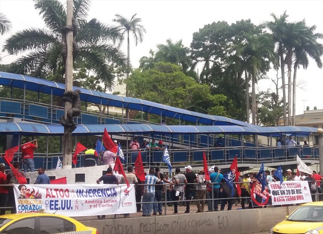 Noticia Radio Panamá | Sindicalistas protestan contra la visita del vicepresidente estadounidense a Panamá