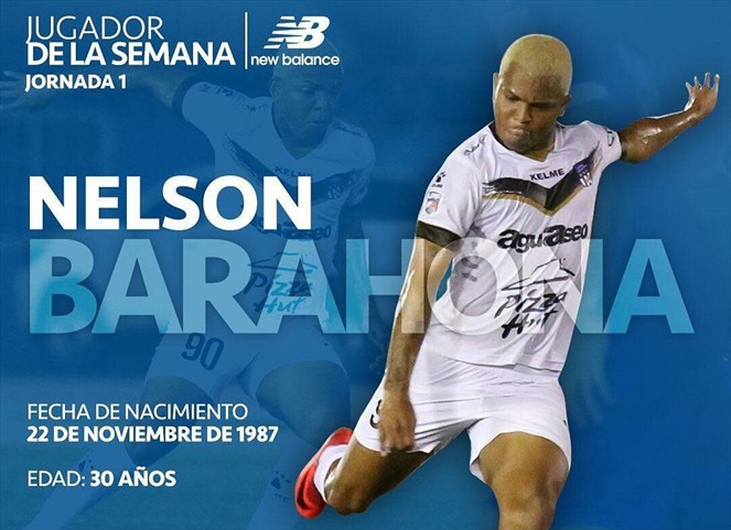 Noticia Radio Panamá | Nelson Barahona elegido como el jugador más valioso de la fecha 1.