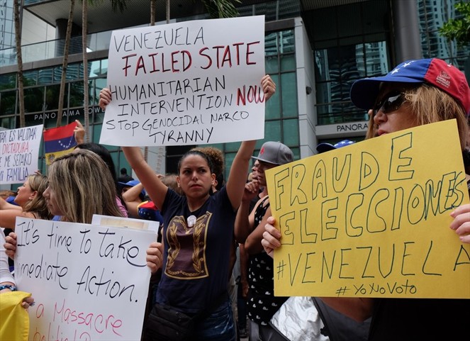Noticia Radio Panamá | Venezolanos denuncian fraude electoral