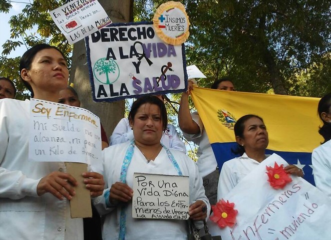 Noticia Radio Panamá | Gremio de enfermeras en Venezuela anuncian paro indefinido
