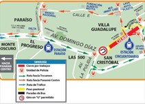 Noticia Radio Panamá | Implementan cierre parcial de la Av. Domingo Diaz debido a instalación del paso peatonal de la Estación Cincuentenario