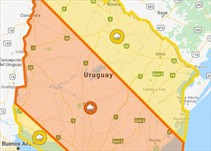 Noticia Radio Panamá | Alerta naranja en Uruguay por tormentas