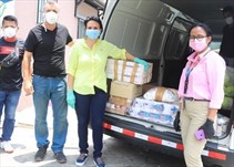 Noticia Radio Panamá | Mides entrega artículos de limpieza y alimentos a diversos albergues y casas hogares