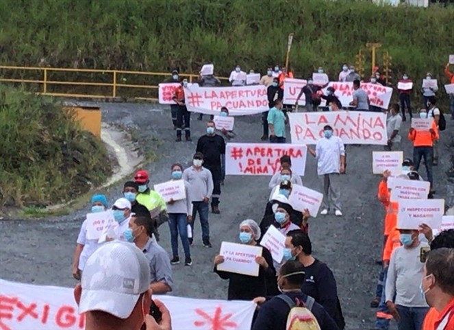 Noticia Radio Panamá | Trabajadores de Cobre Panamá piden reinicio de operaciones en la mina