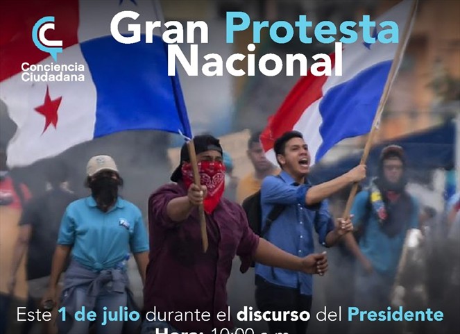 Noticia Radio Panamá | Más de 5 convocatorias a protestas este 1 de julio