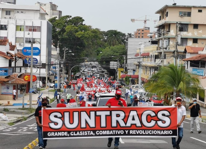 Noticia Radio Panamá | Gremios sindicales rechazan en las calles reformas al código de trabajo