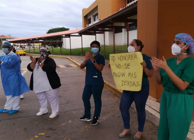 Noticia Radio Panamá | Personal médico exige pagos de quincenas adeudadas en medio de la pandemia