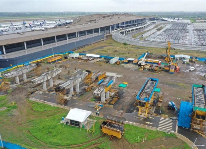 Noticia Radio Panamá | Estación del Metro del Aeropuerto Internacional de Tocumen presenta un 38% de avance