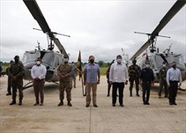 Noticia Radio Panamá | Panamá refuerza seguridad fronteriza con tres helicópteros en la provincia de Darién