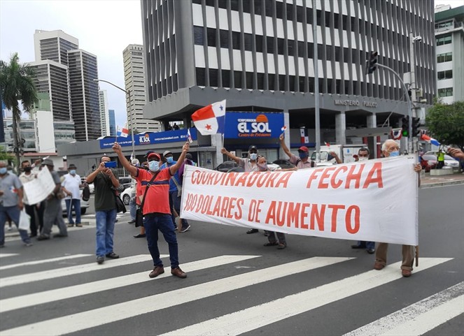 Noticia Radio Panamá | Coordinadora Fecha regresa a las calles para pedir aumento