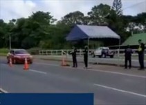Noticia Radio Panamá | Casi 20 mil vehículos pasaron por el punto de control de Capira durante las primeras horas de cerco sanitario