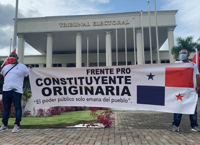Noticia Radio Panamá | Grupos sociales se manifiestan a favor de una constituyente originaria