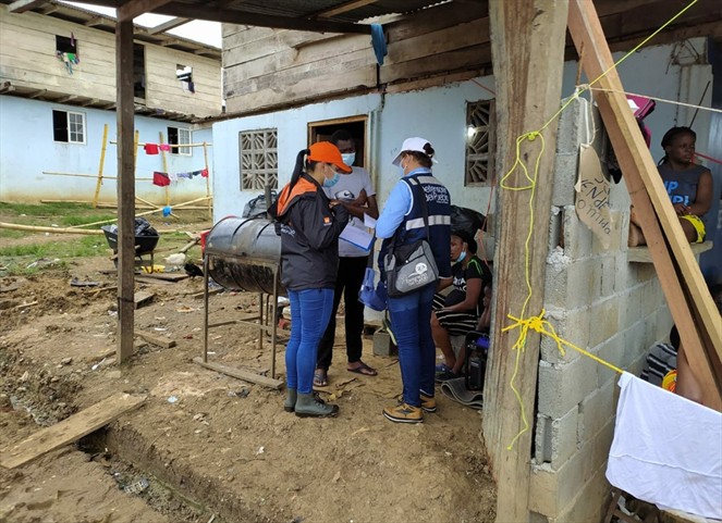 Noticia Radio Panamá | Monitorean condiciones de migrantes en Bajo Chiquito, Darién