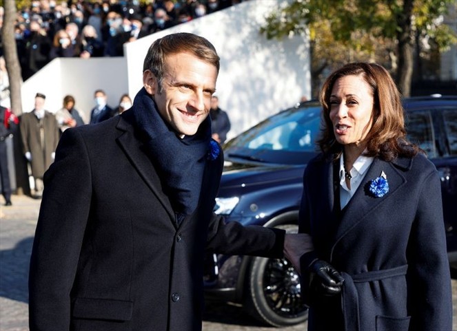 Featured image for “Vicepresidenta de Estados Unidos, Kamala Harris asiste al Foro de la Paz de París”