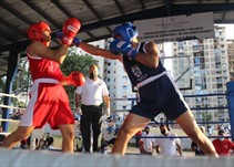 Noticia Radio Panamá | Cartilla de boxeo Semillero de Campeones se realiza con éxito en la cancha de los Libertadores