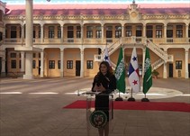 Noticia Radio Panamá | Canciller Erika Mouynes recibe al ministro de Asuntos Exteriores de Arabia Saudita