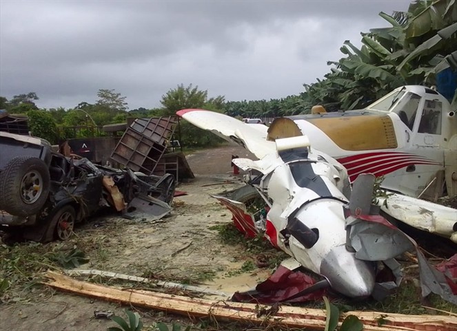 Noticia Radio Panamá | Aeronave se accidenta en Changuinola, no hubo lesionados