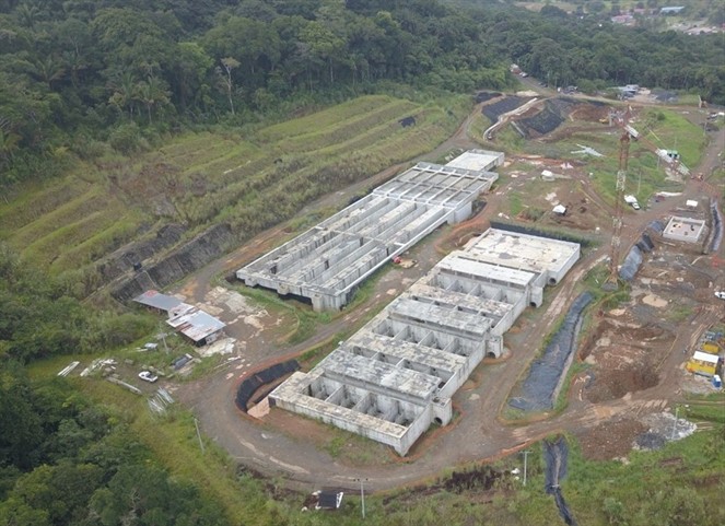 Noticia Radio Panamá | Potabilizadora de Gamboa, con capacidad para 60 millones de galones, cuenta con un 46.42% de avance