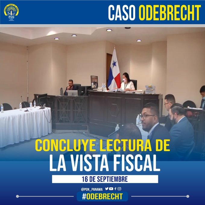 Noticia Radio Panamá | Culmina lectura de la vista Fiscal de la audiencia preliminar del caso Odebrecht