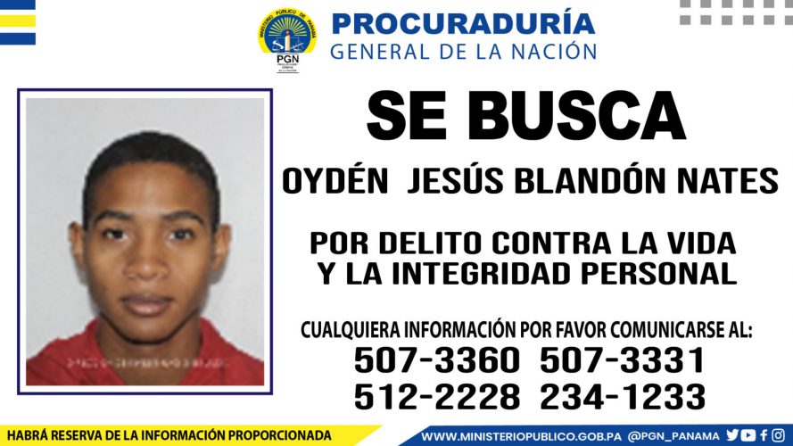 Noticia Radio Panamá | Ministerio Público solicita información para ubicar a un hombre vinculado a un caso de homicidio y robo