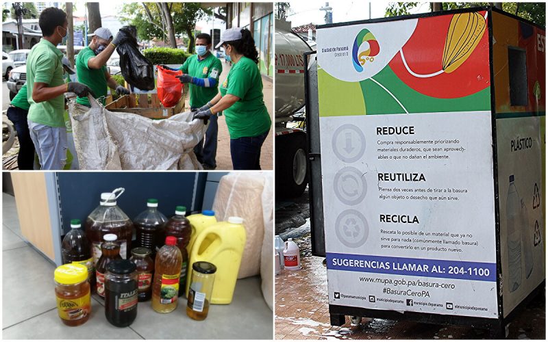 Every month the Panama City Hall receives 16 thousand kilograms of waste to recycle