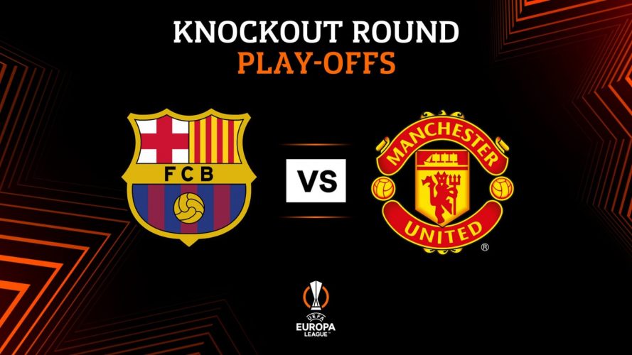 Featured image for “Barcelona y Manchester United se enfrentarán en llave de playoffs de la Europa League”