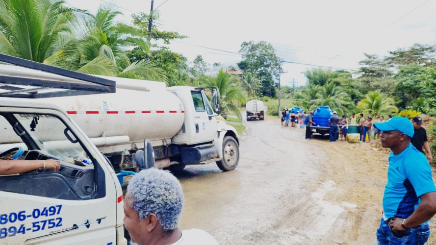 IDAAN avanza en plan de contingencia de abastecimiento de agua en Isla Colón, provincia de Bocas del Toro