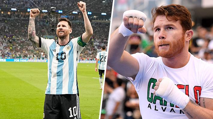 Featured image for “El festejo de Messi en el camarín que provocó polémica en México y la indignación de ‘Canelo’.. Mira el video”