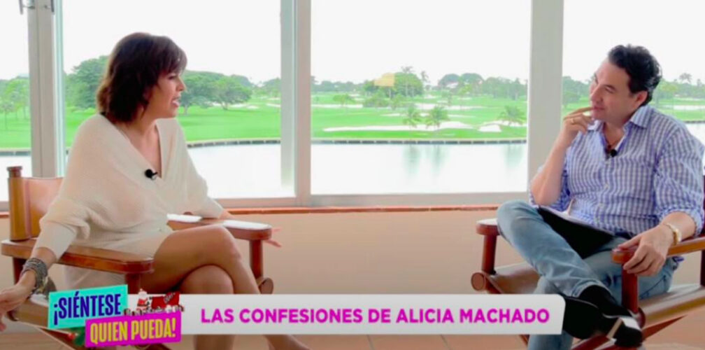 Alicia Machado confesses to having lived through a dark stage of parties and excesses