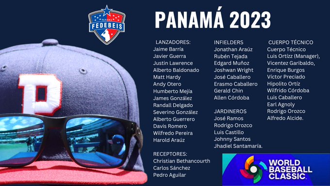 “Novena de Panamá lista para el Clásico Mundial de Béisbol”