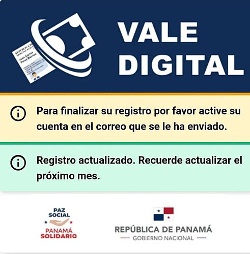 Noticia Radio Panamá | Extienden el vale digital hasta abril de 2023