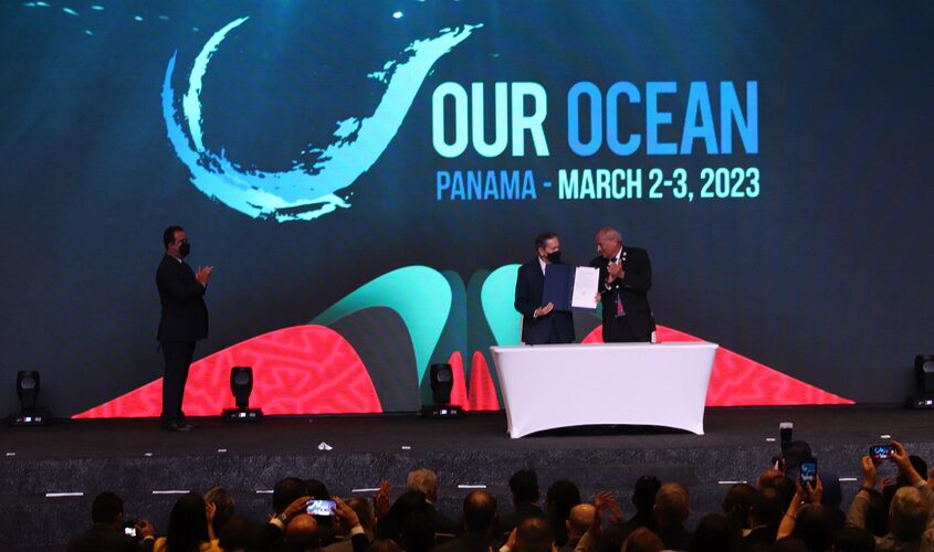 Featured image for “Presidente Cortizo Cohen reafirma compromiso de Panamá en la protección del océano y el medio ambiente”